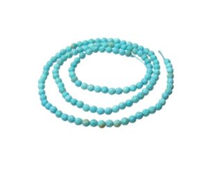 turquoise faceted 3mm gemstone beads