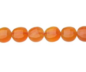 carnelian faceted 8mm