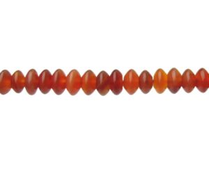 carnelian rondelle beads