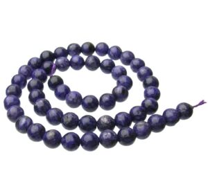 charoite gemstone beads 8mm