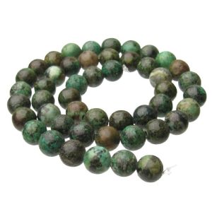 african turquoise 8mm round gemstone beads