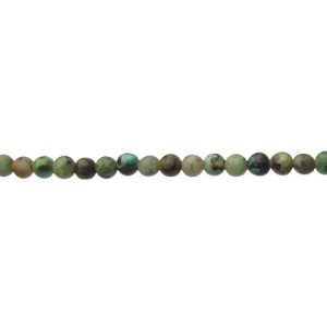 african turquoise gemstone round beads 4mm