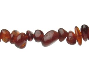 orange garnet chip beads gemstones