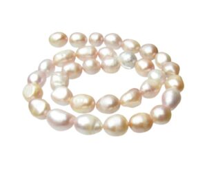 lilac nugget natural cultured freshwater pearls