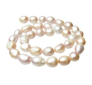 lilac nugget natural cultured freshwater pearls