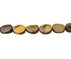 tiger eye gemstone coin beads