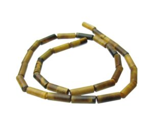 tiger eye gemstone tube beads