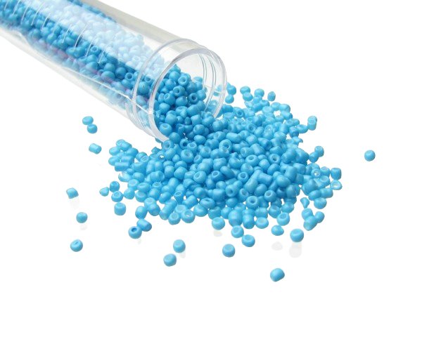 turquoise blue seed beads size 11/0