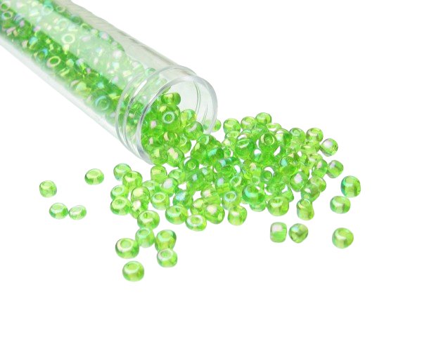 green size beads 6/0