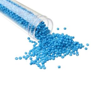 blue glass seed beads 11/0