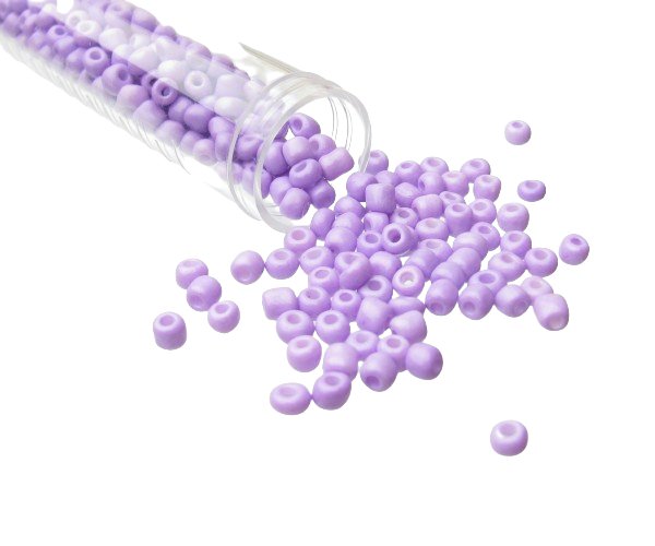 purple seed beads size 6