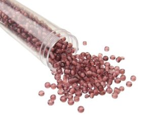 grape purple seed beads size 8