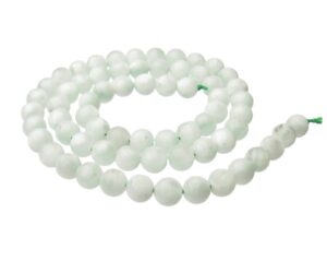 green angelite 6mm round crystal beads
