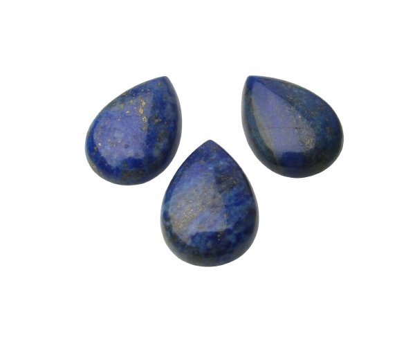 lapis lazuli teardrop gemstone cabochon 25mm