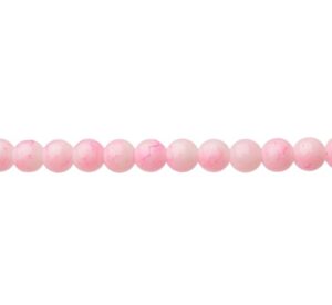 pink marble glass beads 8mm