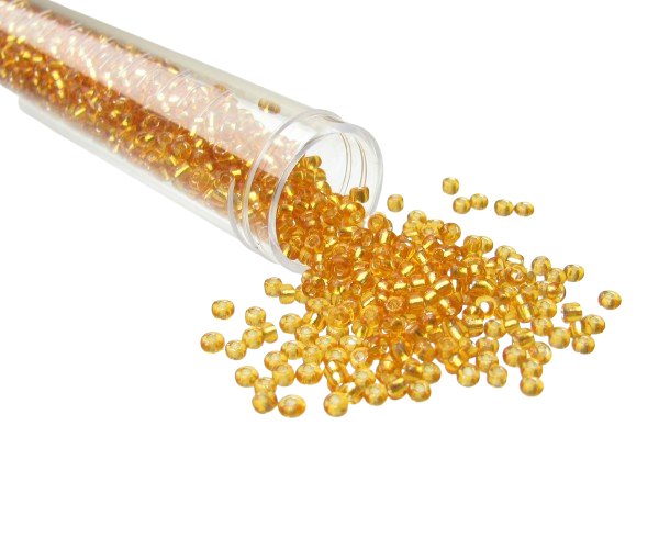 gold seed beads size 8/0