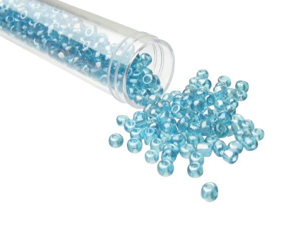 blue glass seed beads size 6/0