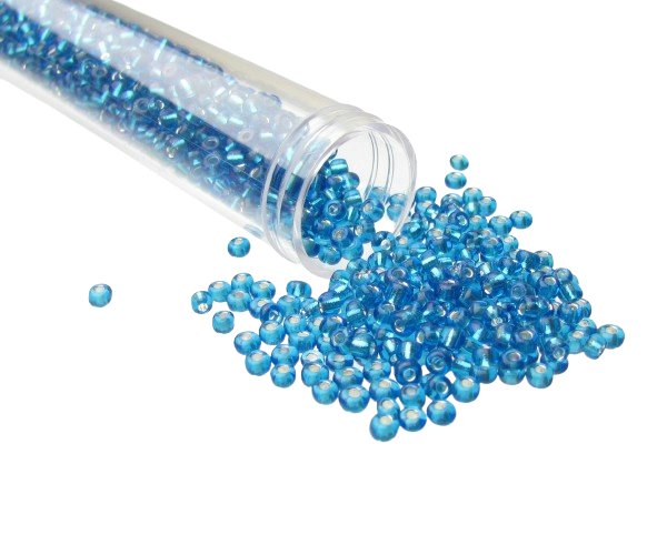 blue glass seed beads size 8/0