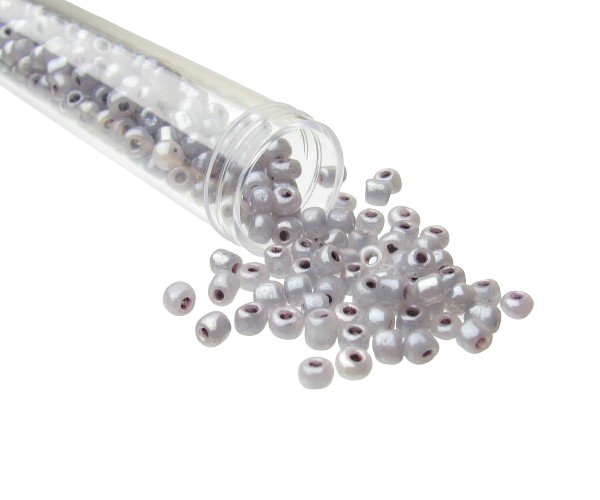 grey seed beads size 6/0