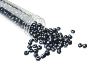 black pearl seed beads