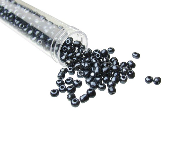 black pearl seed beads