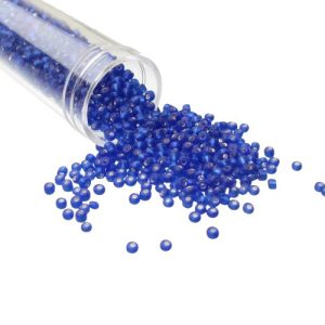 royal blue glass seed beads size 11/0