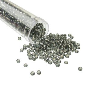 grey seed beads size 8