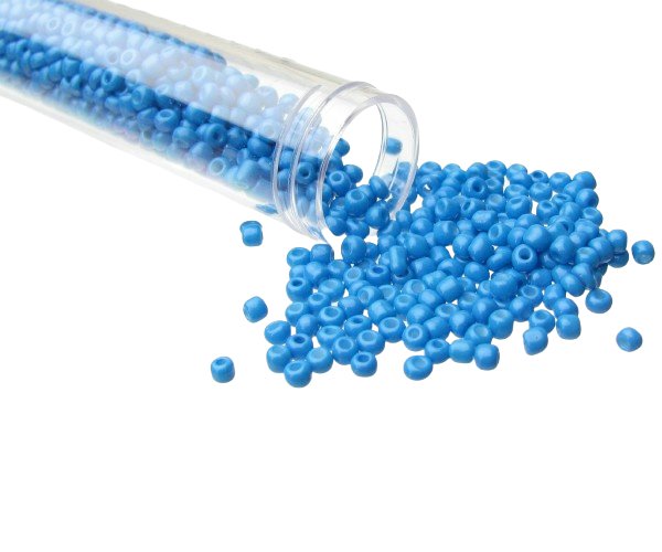 blue seed beads size 8/0