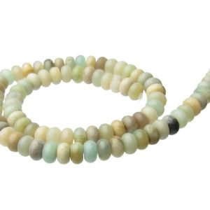 amazonite gemstone rondelle beads