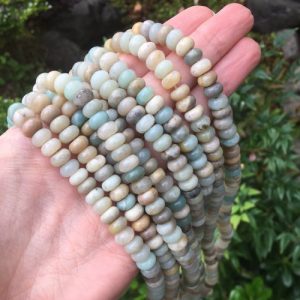 amazonite gemstone rondelle beads