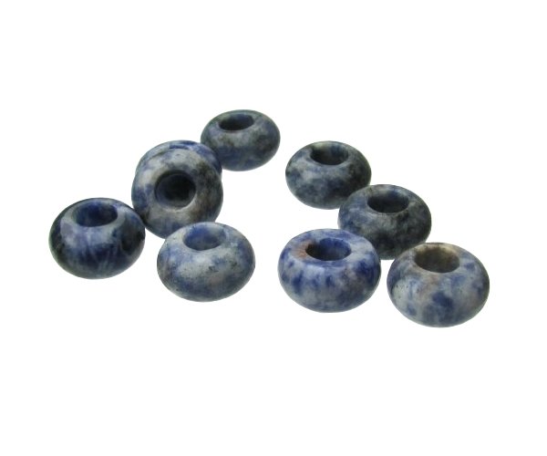 chinese sodalite gemstone rondelle beads