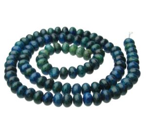 chrysocolla gemstone rondelle beads 6mm australia