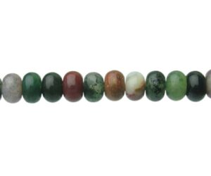 fancy jasper gemstone rondelle beads natural crystals