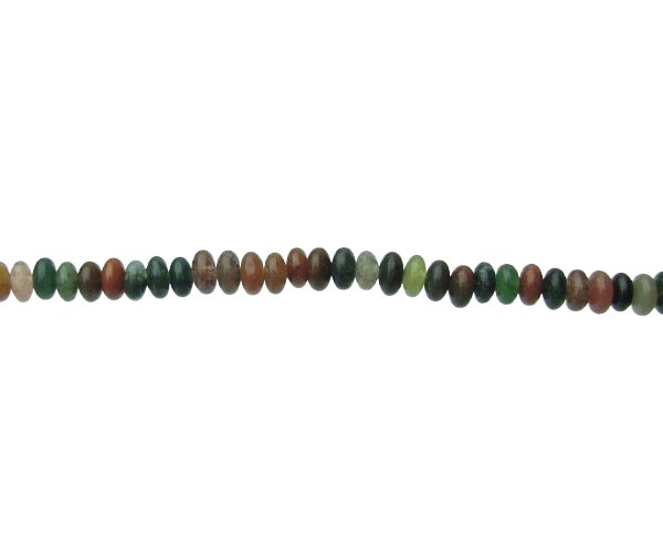 fancy jasper small rondelle gemstone beads 4mm