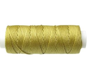 light olive waxed polyester cord green