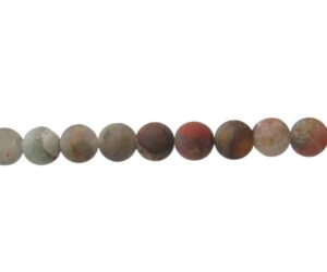 matte bloodstone gemstone round beads australia 8mm