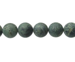 matte kambaba jasper 10mm round beads