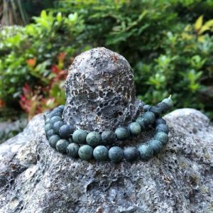 matte kambaba jasper gemstone beads 8mm