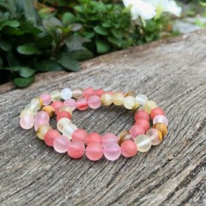 matte watermelon quartz 8mm