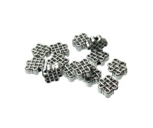 silver celtic knot beads