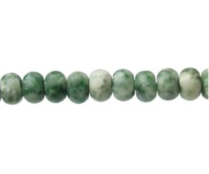 tree agate 4x6mm rondelle natural gemstone beads australia