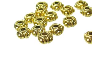 gold spacer beads