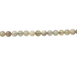 grey moonstone 6mm round gemstone beads