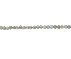 labradorite faceted 4mm round gemstone beads