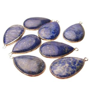 lapis lazuli teardrop pendant