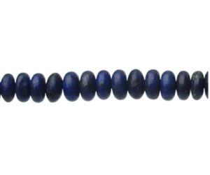 lapis lazuli small gemstone rondelle beads
