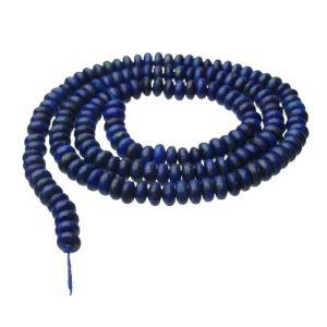lapis lazuli small gemstone rondelle beads