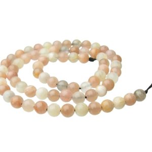 mixed moonstone 6mm round gemstone beads natural