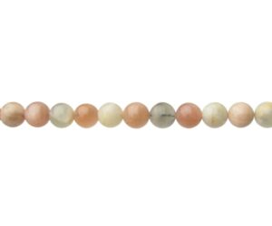 mixed moonstone natural gemstone round beads 8mm