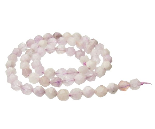 light amethyst faceted nugget gemstone beads
